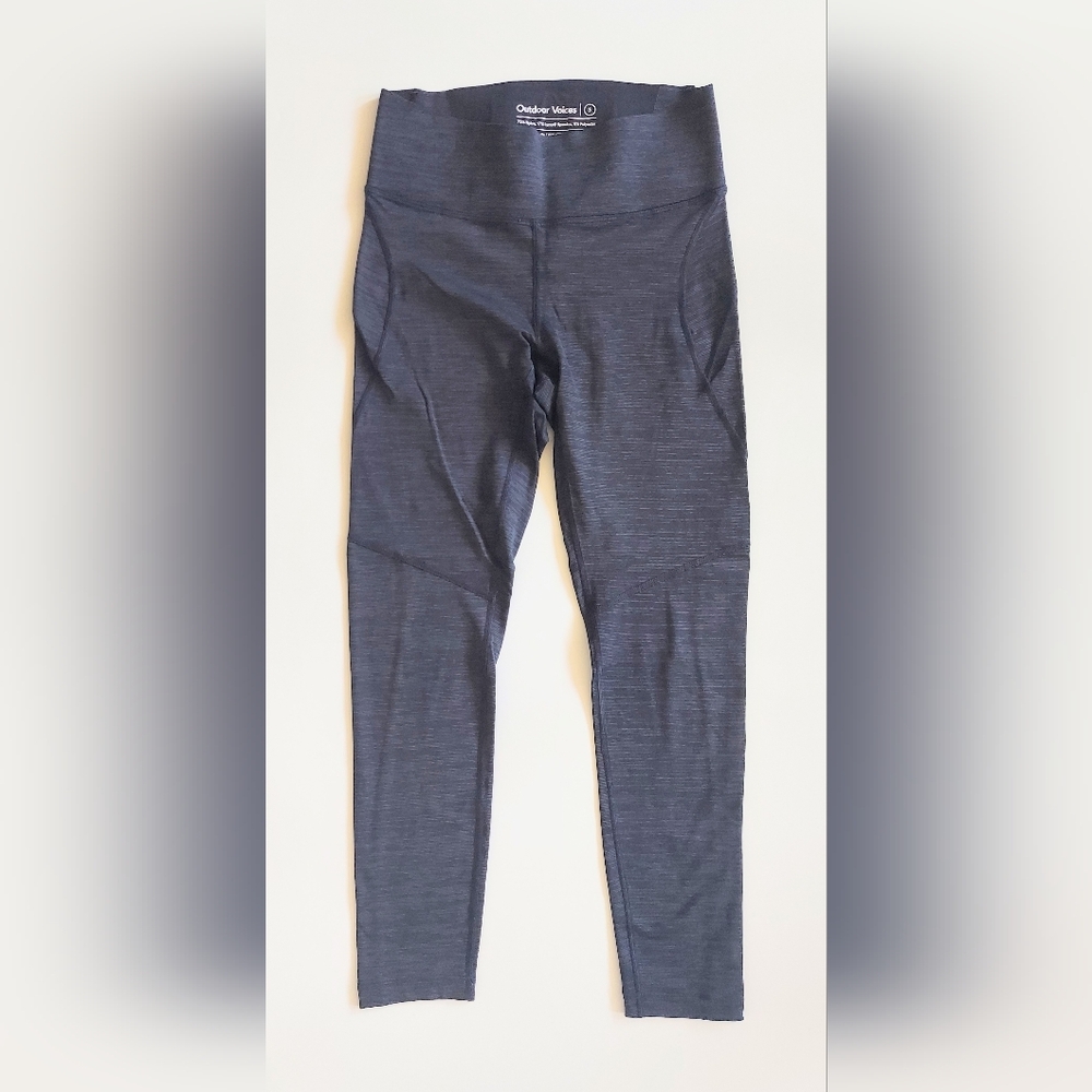 Outdoor Voices Pull On Active Leggings Yoga Pants Heather Gray Size Small
